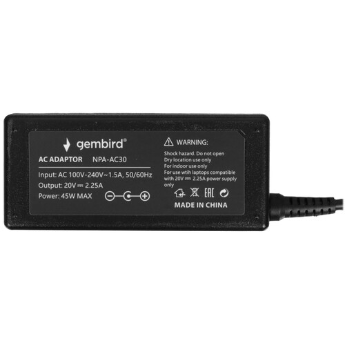 Купить Адаптер питания сетевой Gembird NPA-AC30  5628542. Характеристики, отзывы и цены в Донецке