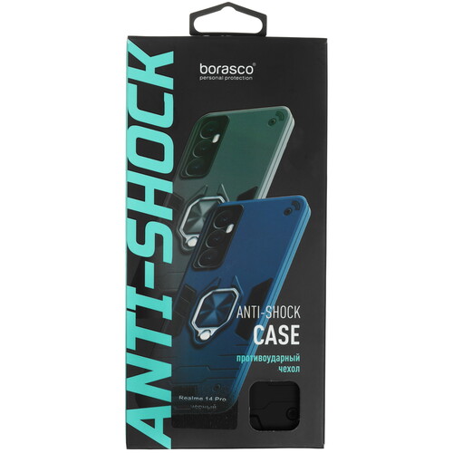 Купить Накладка  BoraSCO Anti-Shok Case для realme 14 Pro черный  5628706. Характеристики, отзывы и цены в Донецке