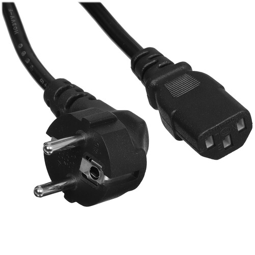 Купить Кабель питания GoPower CEE 7/7 - IEC 320 C13  5479642. Характеристики, отзывы и цены в Донецке