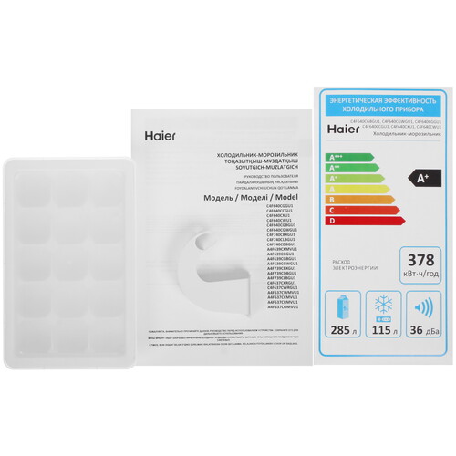 Купить Холодильник с морозильником   HAIER C4F640CGWGU1 белый  5628078. Характеристики, отзывы и цены в Донецке