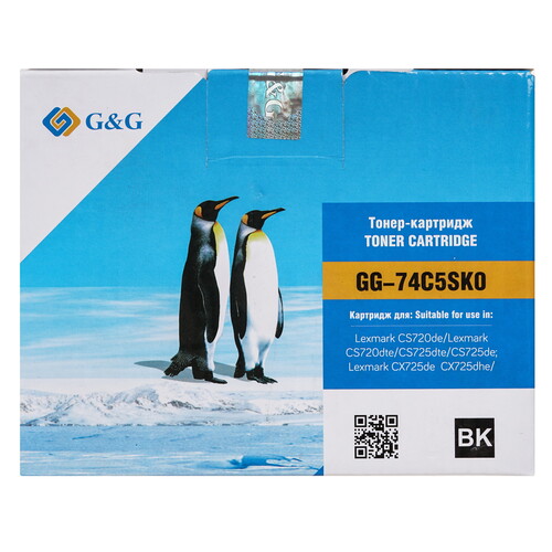 Купить Картридж лазерный G&G GG-74C5SK0 черный  9146323. Характеристики, отзывы и цены в Донецке