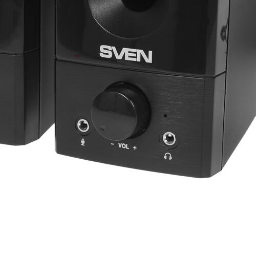 Купить Колонки SVEN 357 черный  1358881. Характеристики, отзывы и цены в Донецке