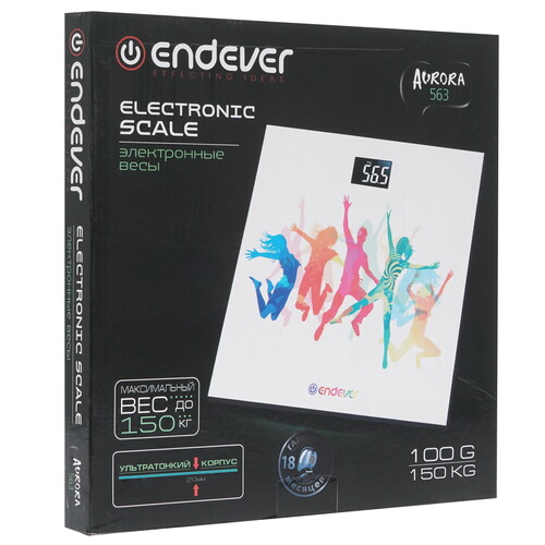 Купить Весы Endever Aurora-563 разноцветный  8139906. Характеристики, отзывы и цены в Донецке