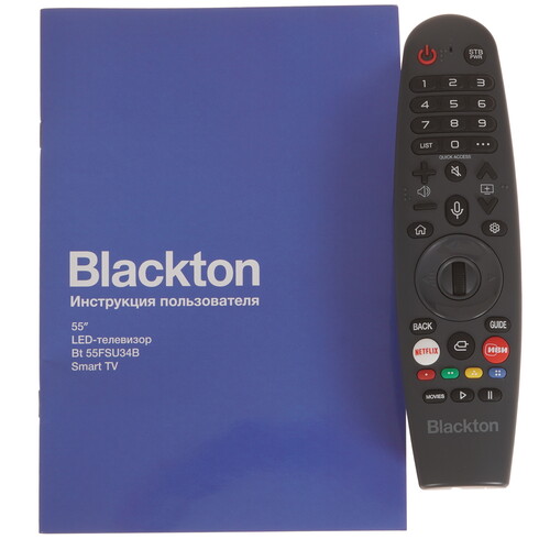 Купить 55" (140 см) Телевизор Blackton Bt 55FSU34B черный  9229100. Характеристики, отзывы и цены в Донецке