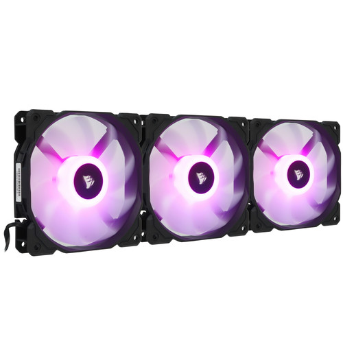 Купить Комплект вентиляторов Corsair iCUE SP120 RGB PRO Performance [C0-9050094-WW] черный  5610053. Характеристики, отзывы и цены в Донецке