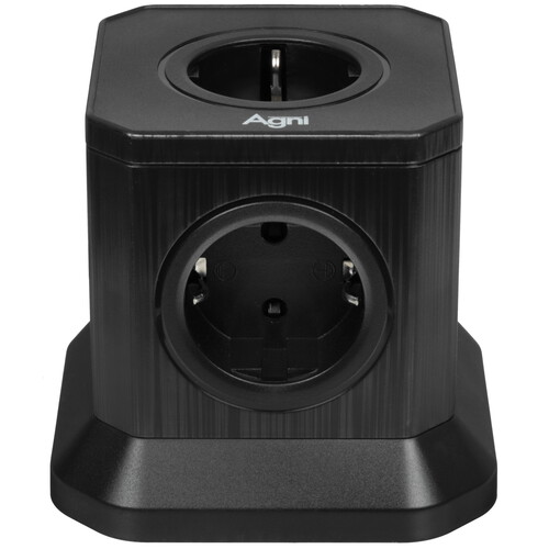 Купить Сетевой фильтр AGNI TP-VE4U5E черный  9289288. Характеристики, отзывы и цены в Донецке