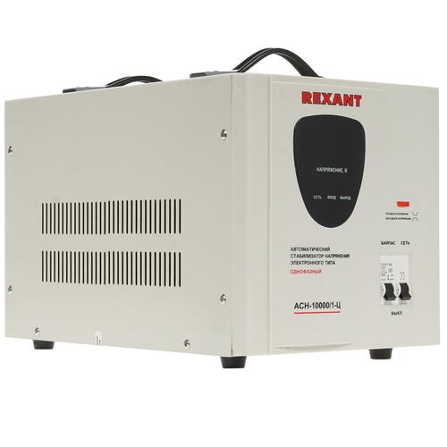 Купить Стабилизатор напряжения Rexant АСН-10000/1-Ц  8196121. Характеристики, отзывы и цены в Донецке