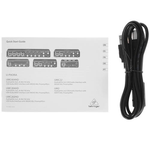 Купить Внешняя звуковая карта Behringer U-Phoria UMC202HD  5022737. Характеристики, отзывы и цены в Донецке