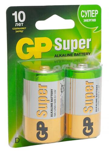Купить Батарейка GP Super D / D (LR20/R20/ER34615)  1135691. Характеристики, отзывы и цены в Донецке