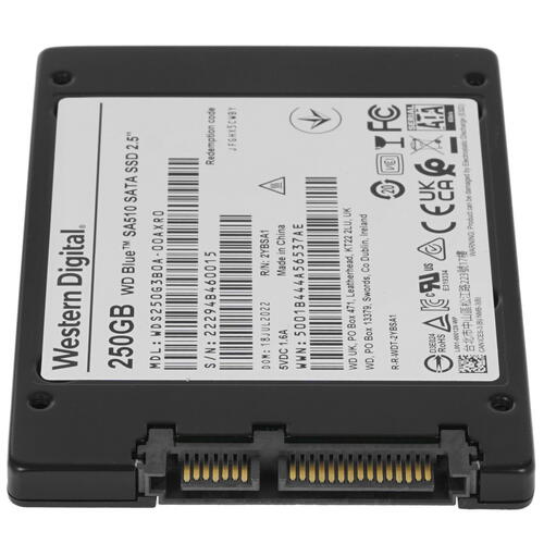 Купить 250 ГБ 2.5" SATA накопитель WD Blue SA510 [WDS250G3B0A]  9910458. Характеристики, отзывы и цены в Донецке