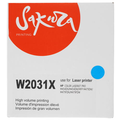 Купить Картридж лазерный SAKURA W2031X голубой  9901750. Характеристики, отзывы и цены в Донецке