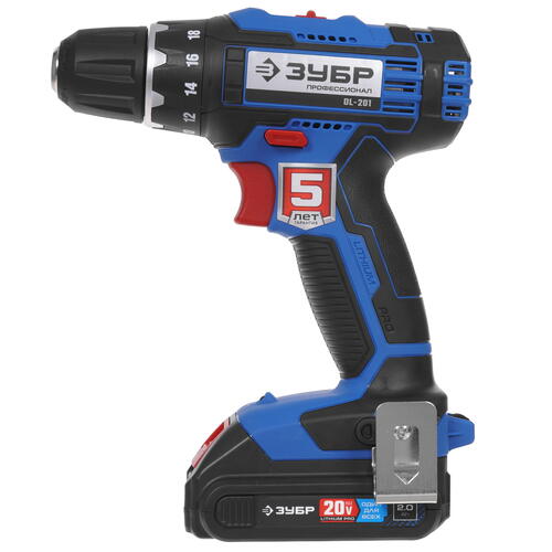Купить Дрель-шуруповерт Зубр DL-201-22 20V MAX PRO  9909108. Характеристики, отзывы и цены в Донецке