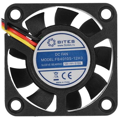 Купить Вентилятор 5Bites [FB4010S-12H3] черный  5367297. Характеристики, отзывы и цены в Донецке