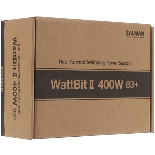 Купить Блок питания ZALMAN Wattbit II 400W  4711614. Характеристики, отзывы и цены в Донецке