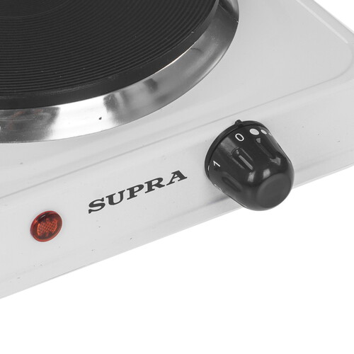 Купить Плита компактная электрическая Supra HS-102 белый  9230977. Характеристики, отзывы и цены в Донецке