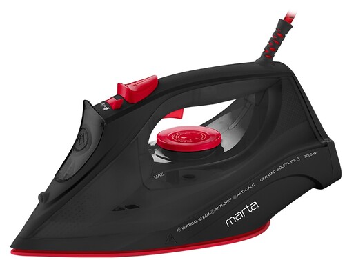 Купить Утюг MARTA MT-IR1159A черный  9058698. Характеристики, отзывы и цены в Донецке