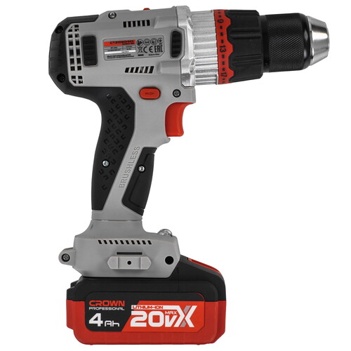 Купить Дрель-шуруповерт CROWN BL CT21090HMX-4 BMC  9288421. Характеристики, отзывы и цены в Донецке