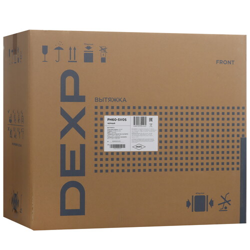 Купить Вытяжка каминная DEXP PH60-SV0S черный  9225939. Характеристики, отзывы и цены в Донецке