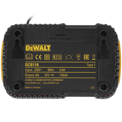 Купить Зарядное устройство DeWalt DCB118 XR FLEXVOLТ 18/54V  5300792. Характеристики, отзывы и цены в Донецке