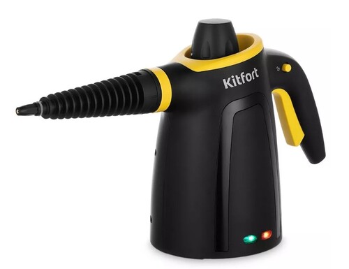 Купить Пароочиститель Kitfort KT-9170-3 черный  9060011. Характеристики, отзывы и цены в Донецке