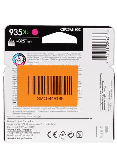 Купить Картридж HP 935XL (C2P25AE) пурпурный  1007869. Характеристики, отзывы и цены в Донецке