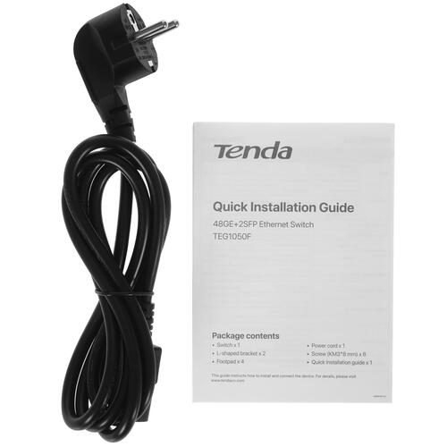 Купить Коммутатор Tenda TEG1050F  5365386. Характеристики, отзывы и цены в Донецке