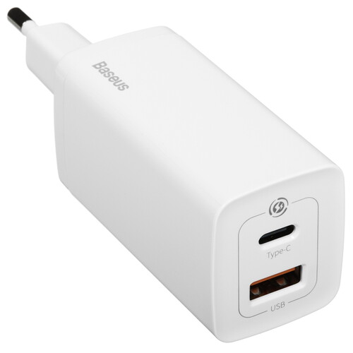 Купить Сетевое зарядное устройство Baseus GaN2 Lite Quick Charger белый  5482555. Характеристики, отзывы и цены в Донецке