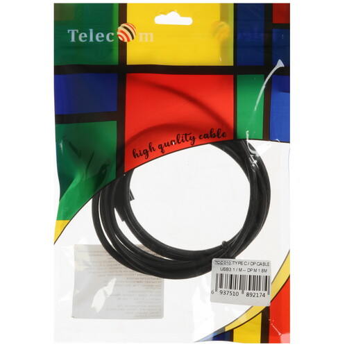 Купить Кабель однонаправленный Telecom USB Type-C - DisplayPort, 1.8 м  5602606. Характеристики, отзывы и цены в Донецке