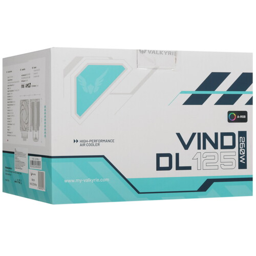 Купить Кулер для процессора Valkyrie Vind DL125 White  белый  5487764. Характеристики, отзывы и цены в Донецке
