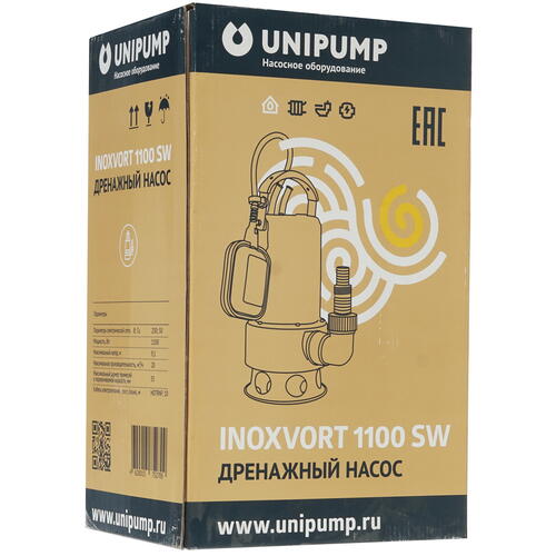 Купить Насос дренажный Unipump INOXVORT 1100 SW  1232115. Характеристики, отзывы и цены в Донецке