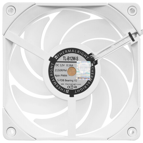 Купить Вентилятор Thermalright TL-B12W-S  белый  5615616. Характеристики, отзывы и цены в Донецке