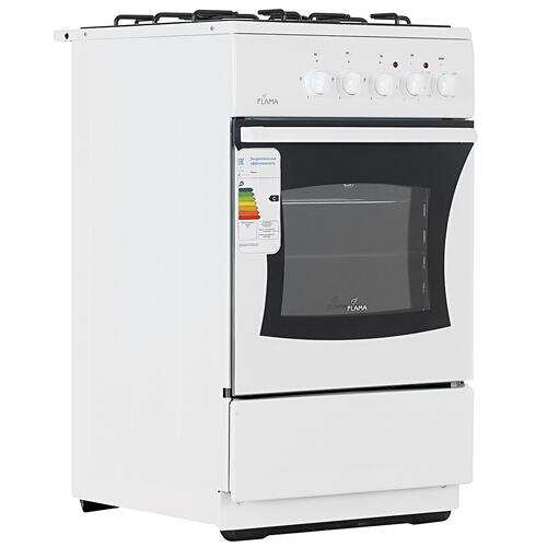 Купить Комбинированная плита Flama RK 23-105 W белый  8140064. Характеристики, отзывы и цены в Донецке