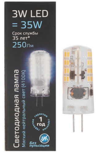 Купить Лампа светодиодная Gauss LED G4/3w/JC/220v  4714444. Характеристики, отзывы и цены в Донецке