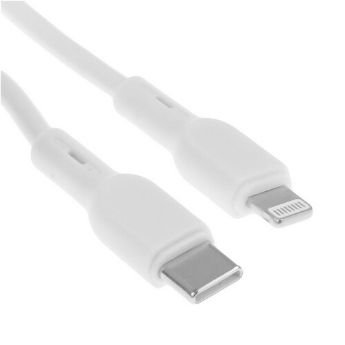 Купить Кабель круглый BoraSCO Lightning 8-pin - USB Type-C белый 1 м  5614053. Характеристики, отзывы и цены в Донецке