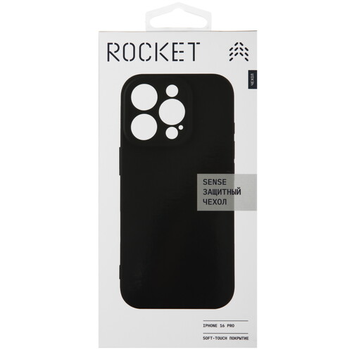 Купить Накладка  Rocket Sense для Apple iPhone 16 Pro черный  5474315. Характеристики, отзывы и цены в Донецке