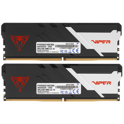 Купить Оперативная память Patriot Viper Venom [PVV532G740C36K] 32 ГБ  5093712. Характеристики, отзывы и цены в Донецке