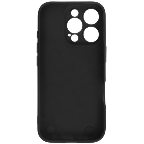 Купить Накладка  BoraSCO для Apple iPhone 16 Pro черный  5620429. Характеристики, отзывы и цены в Донецке