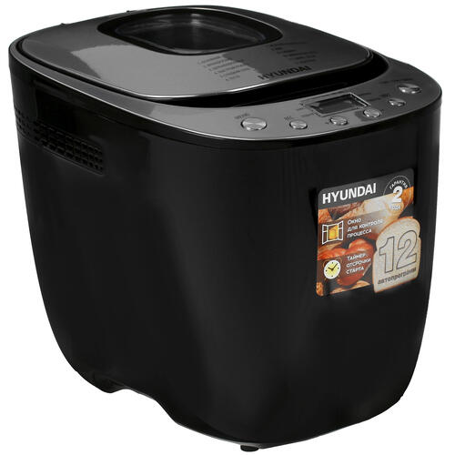 Купить Хлебопечь Hyundai HYBM-P0212 черный  8189134. Характеристики, отзывы и цены в Донецке