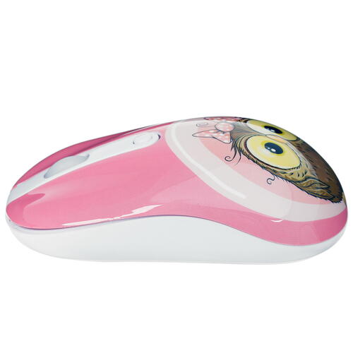 Купить Мышь беспроводная DEXP WM-311WU OWL  розовый  1386663. Характеристики, отзывы и цены в Донецке