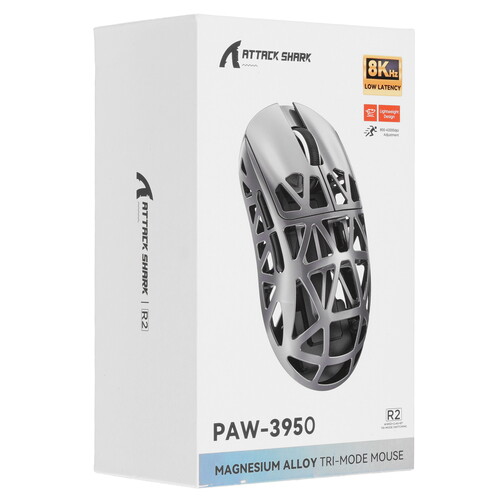 Купить Мышь беспроводная/проводная Attack Shark R2  9259979. Характеристики, отзывы и цены в Донецке