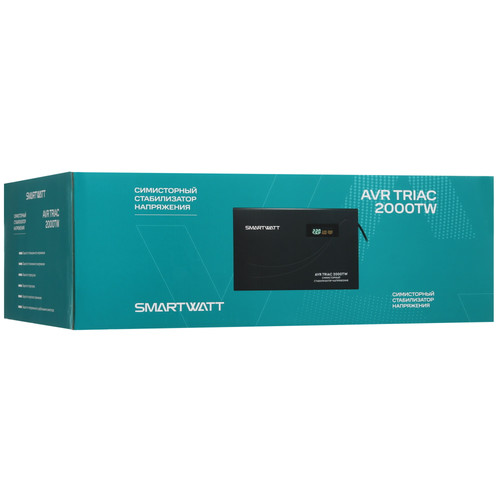 Купить Стабилизатор напряжения SMARTWATT AVR TRIAC 2000TW  9098969. Характеристики, отзывы и цены в Донецке