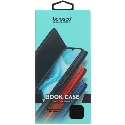Купить Чехол-книжка  BoraSCO Book Case для realme Note 60/ 60X черный  5604766. Характеристики, отзывы и цены в Донецке