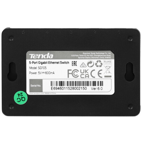 Купить Коммутатор Tenda SG105  5611089. Характеристики, отзывы и цены в Донецке