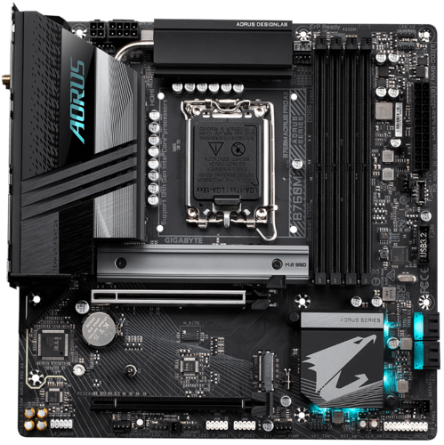 Купить Материнская плата GIGABYTE B760M AORUS PRO AX  5482792. Характеристики, отзывы и цены в Донецке