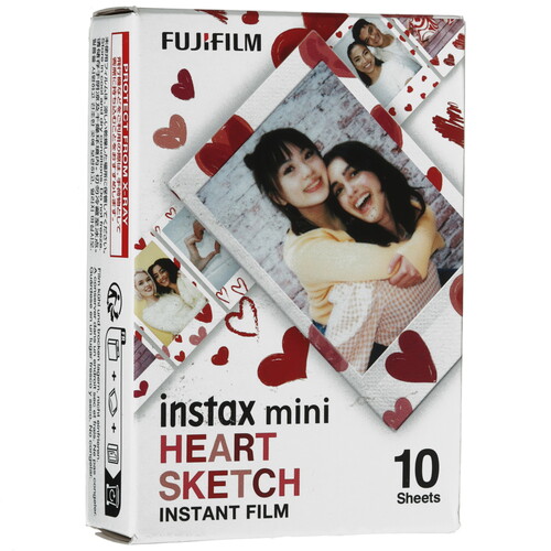 Купить Картридж для моментальной печати FujiFilm Instax Mini Heart Sketch  5621530. Характеристики, отзывы и цены в Донецке
