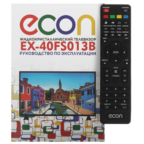Купить 40" (102 см) Телевизор ECON EX-40FS013B черный  9226627. Характеристики, отзывы и цены в Донецке