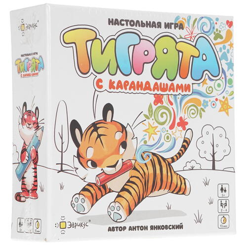 Купить Игра настольная "Тигрята с карандашами"  9958847. Характеристики, отзывы и цены в Донецке