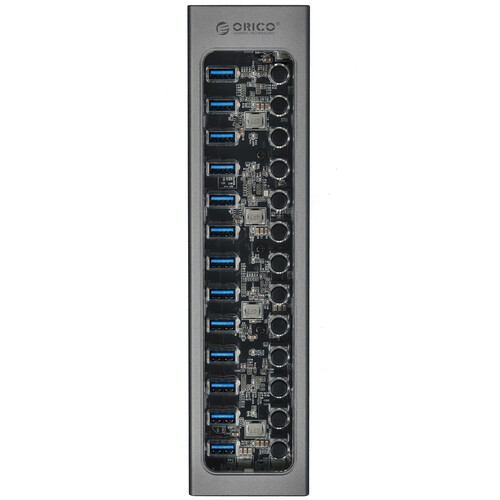 Купить USB-разветвитель ORICO AT2U3-13AB-EU-GY-BP  5471165. Характеристики, отзывы и цены в Донецке