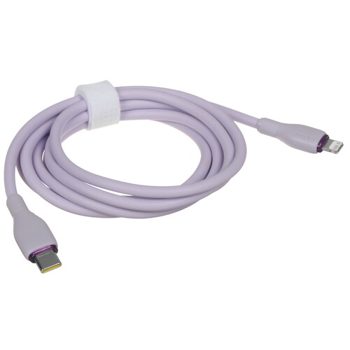 Купить Кабель круглый Baseus Lightning 8-pin - USB Type-C фиолетовый 1.5 м  5627476. Характеристики, отзывы и цены в Донецке
