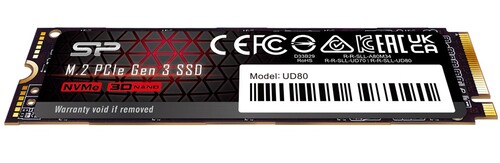 Купить 500 ГБ M.2 NVMe накопитель Silicon Power UD80 [SP500GBP34UD8005]  5440368. Характеристики, отзывы и цены в Донецке